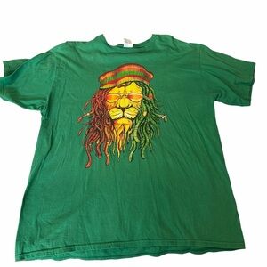 Port & Company Green Graphic Tee – Size XL